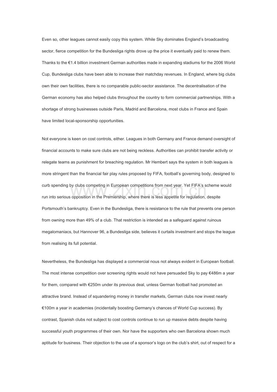 【英语新闻】德国足球的成功Germanfootballsuccess.doc_第2页