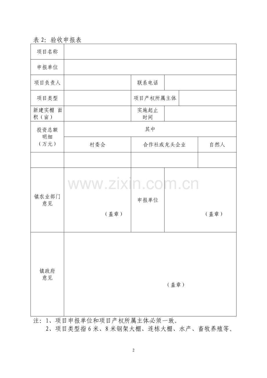 高效设施农业项目验收申报.doc_第2页