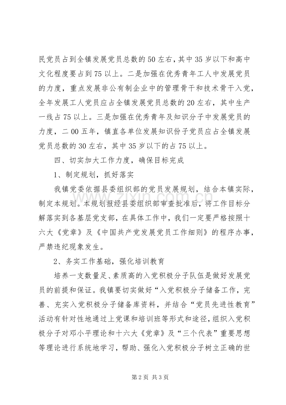 乡镇党员发展规划 .docx_第2页
