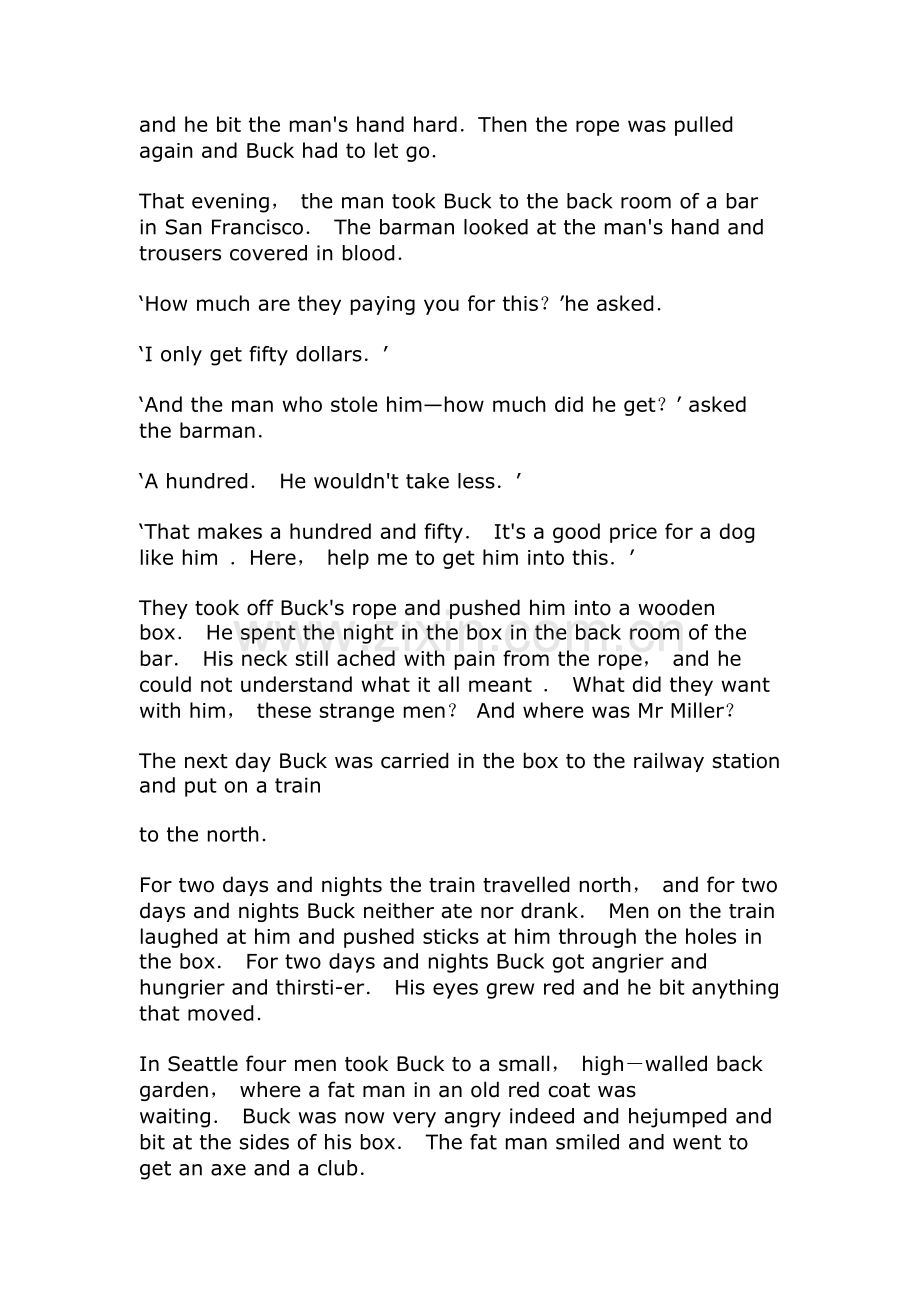 野性的呼唤_Thecallofwild.doc_第2页