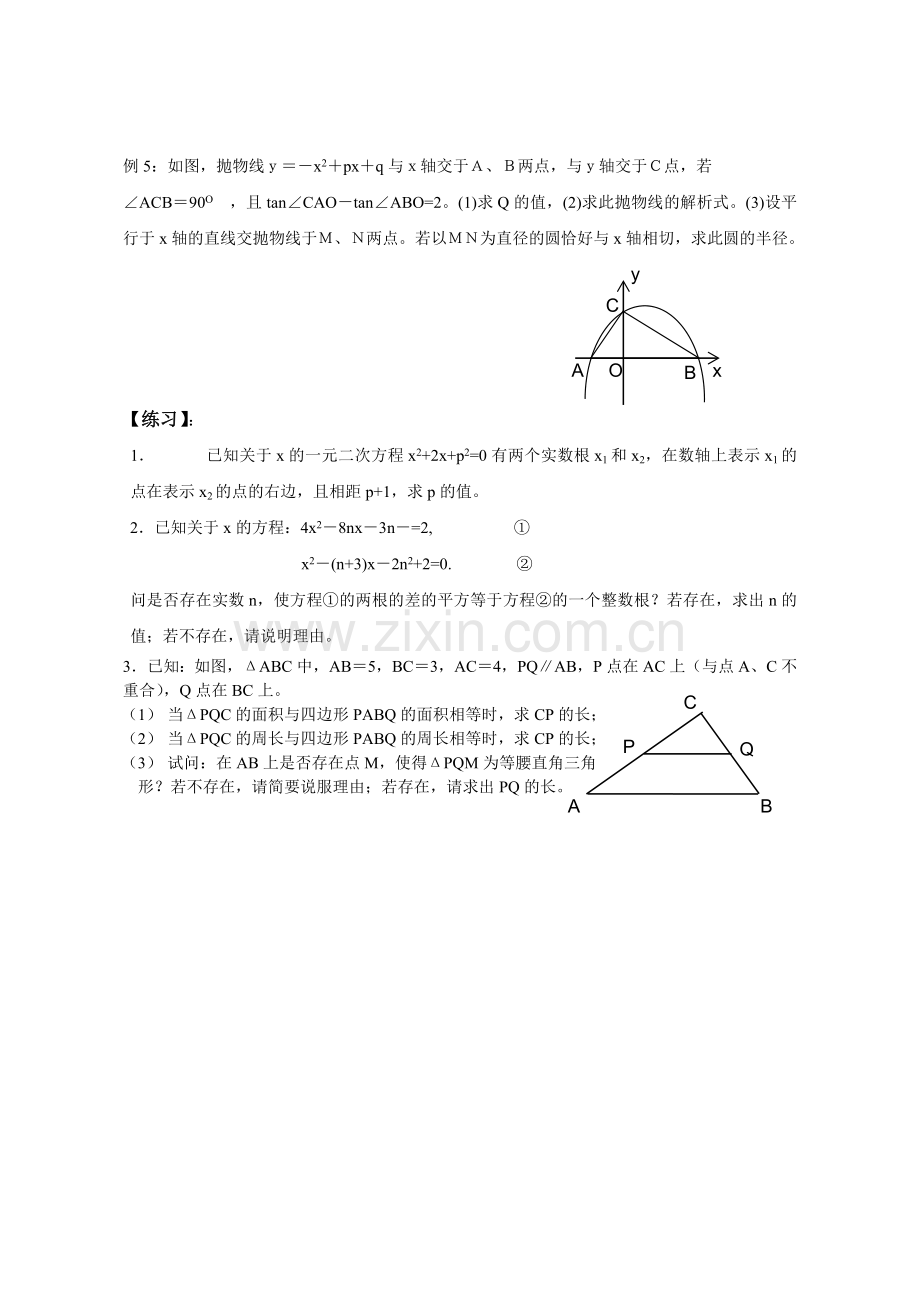 中考数学专题复习之四：数学的方程思想教案.doc_第2页
