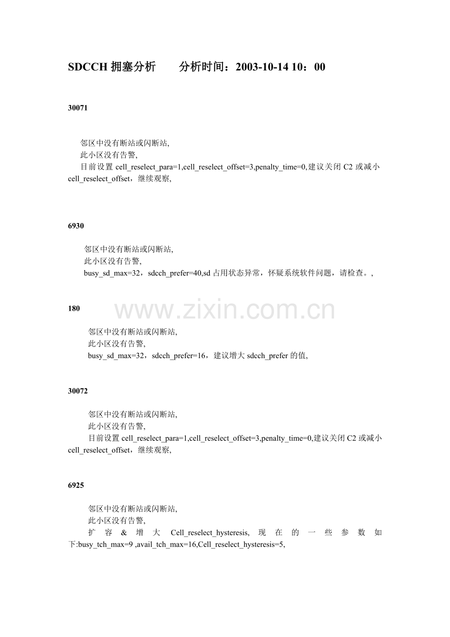 SDCCH拥塞分析.doc_第1页