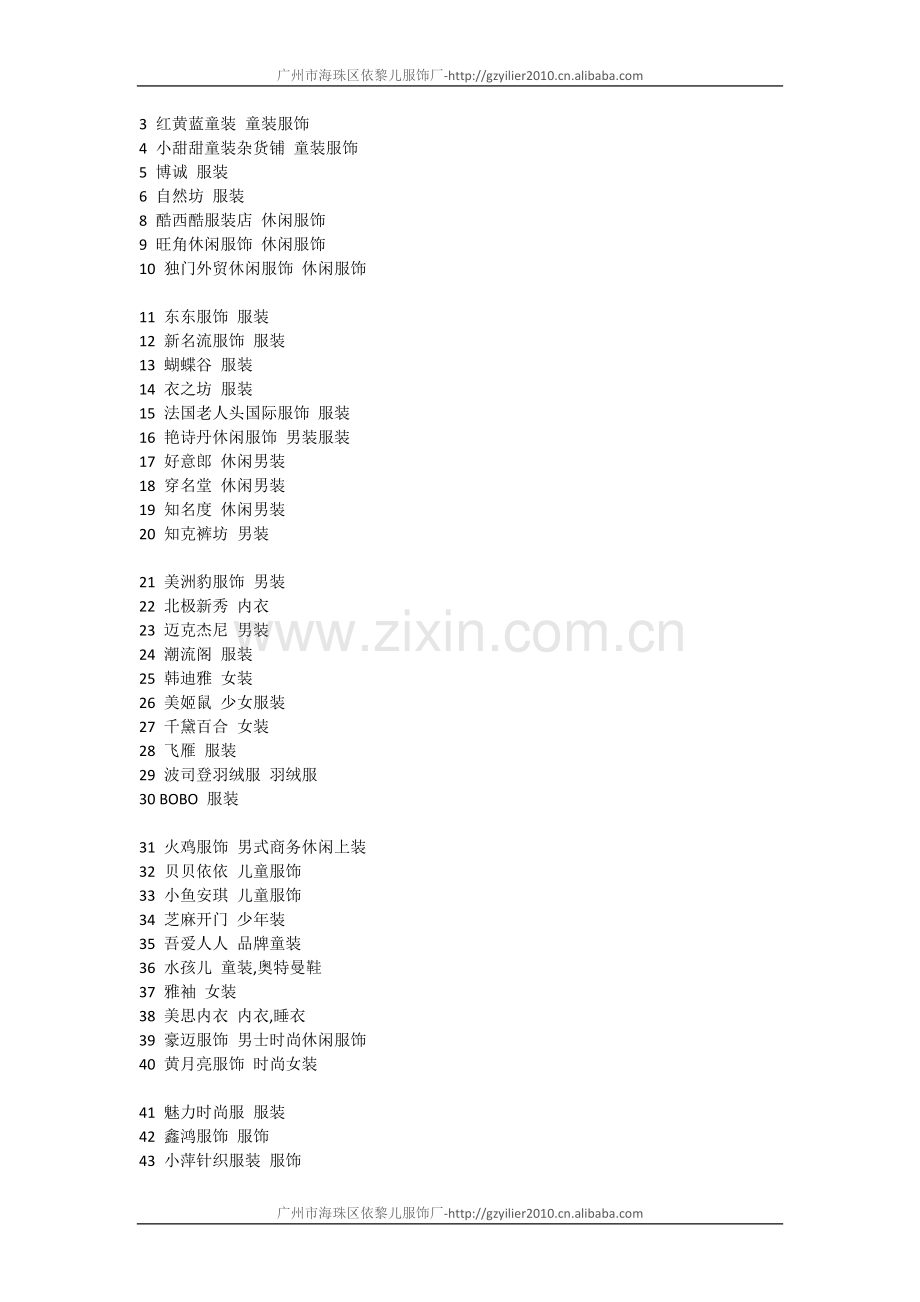 几百个时尚个性服装店名大全(女装.男装.童装类都有).doc_第2页