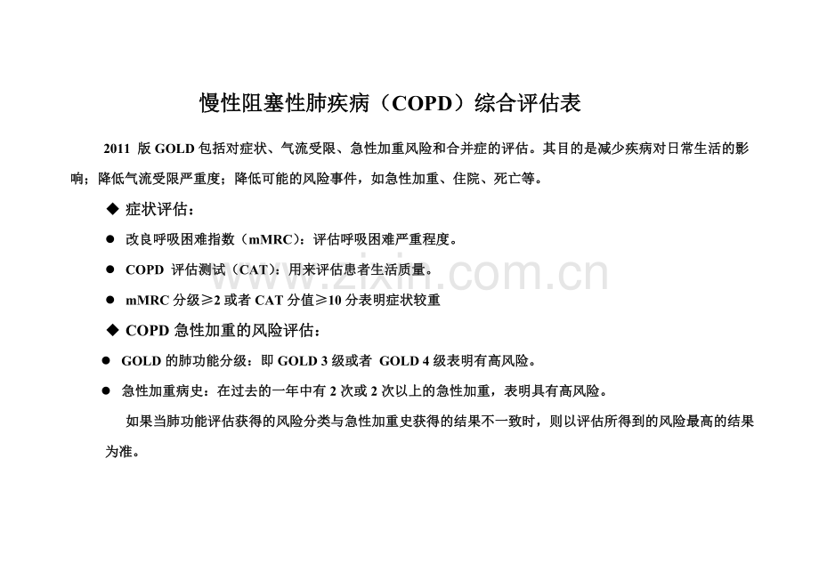 COPD综合评分表.doc_第1页