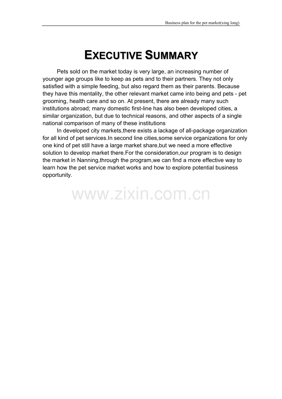 Business plan英文版商业计划书.doc_第2页