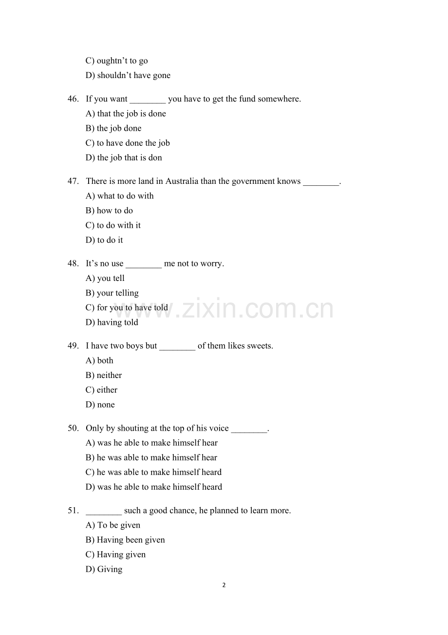 四级词汇练习.doc_第2页