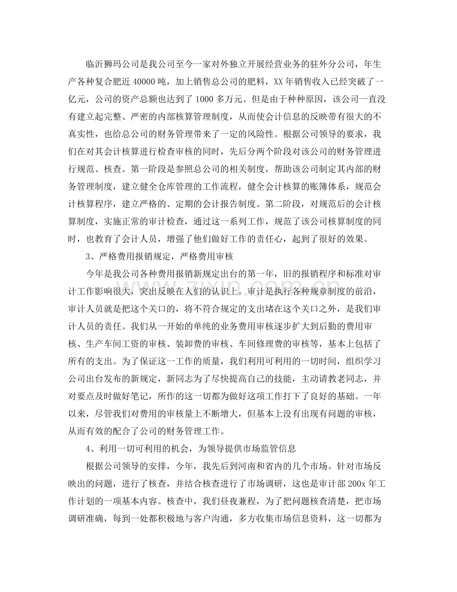 审计科工作总结 .docx_第2页