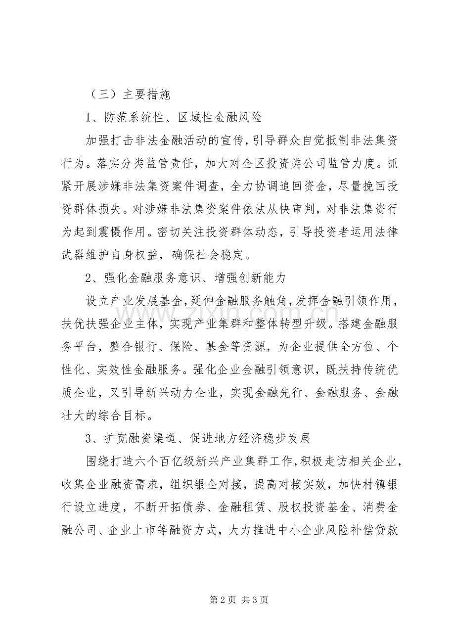 金融工作办公室工作计划.docx_第2页