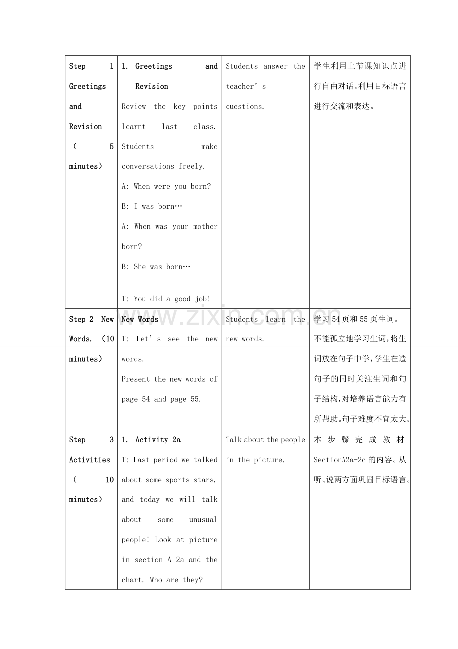 八年级英语上册 unit9 SectionA 2教案 人教新目标版.doc_第2页