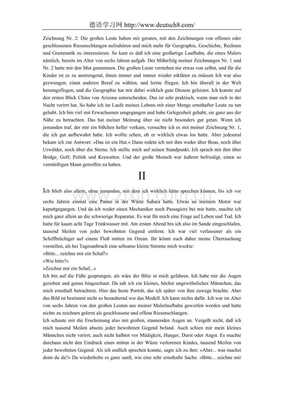 小王子德语版-Der+Kleine+Prinz.doc_第2页