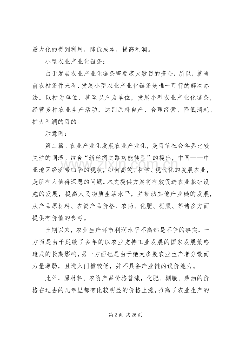 “小型农业产业化链条”发展计划_1.docx_第2页
