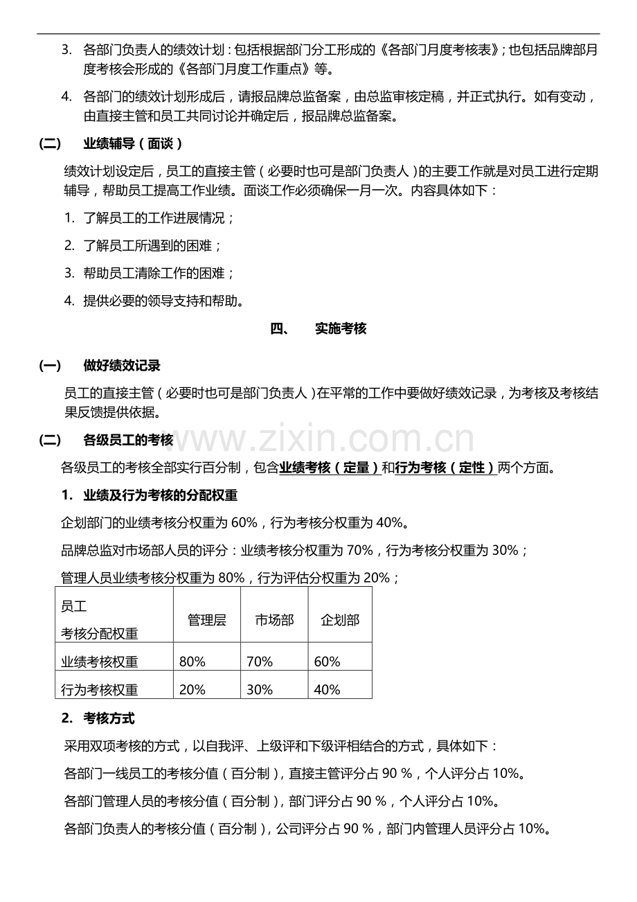 品牌部绩效考核管理制度V1.0.doc_第2页