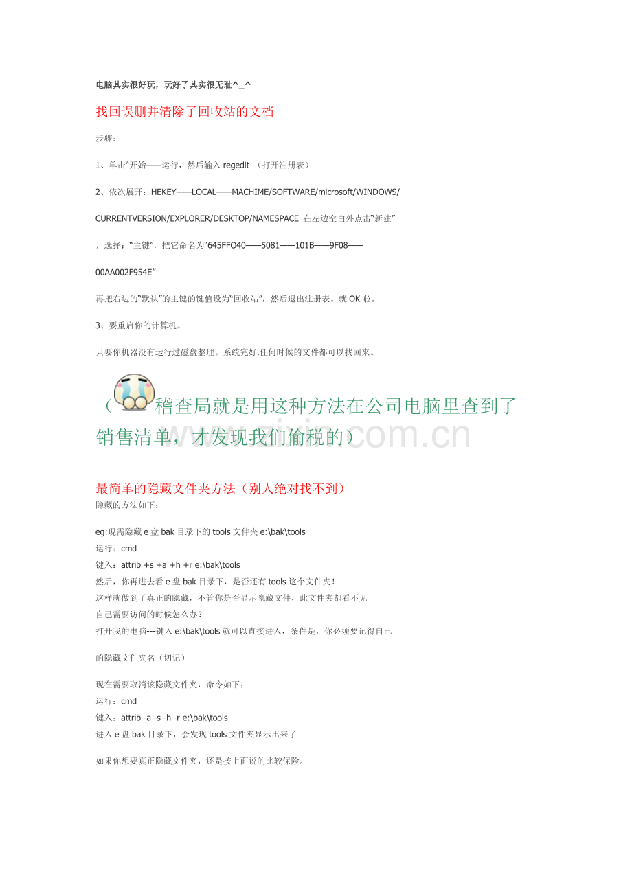 电脑其实很好玩玩好了其实很无耻^_^.doc_第1页