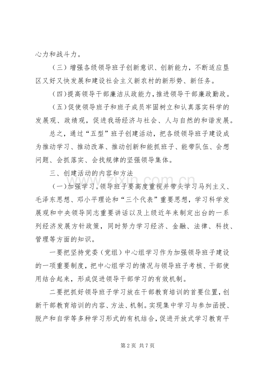 开发区创建五型领导班子活动计划 .docx_第2页