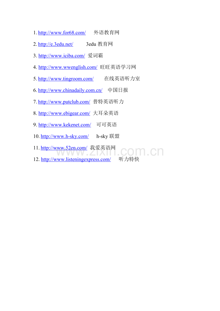 英语UsefulWebsites.doc_第1页