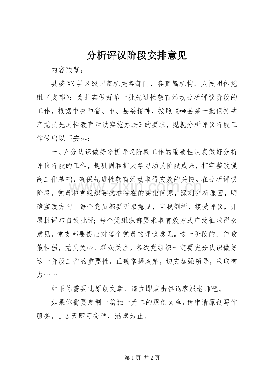 分析评议阶段安排意见.docx_第1页