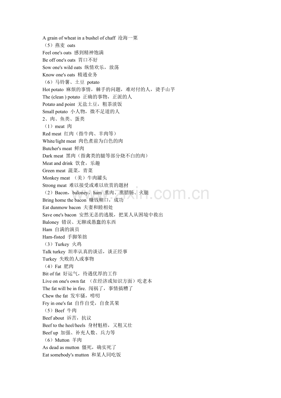 与饮食有关的英语习语.doc_第2页