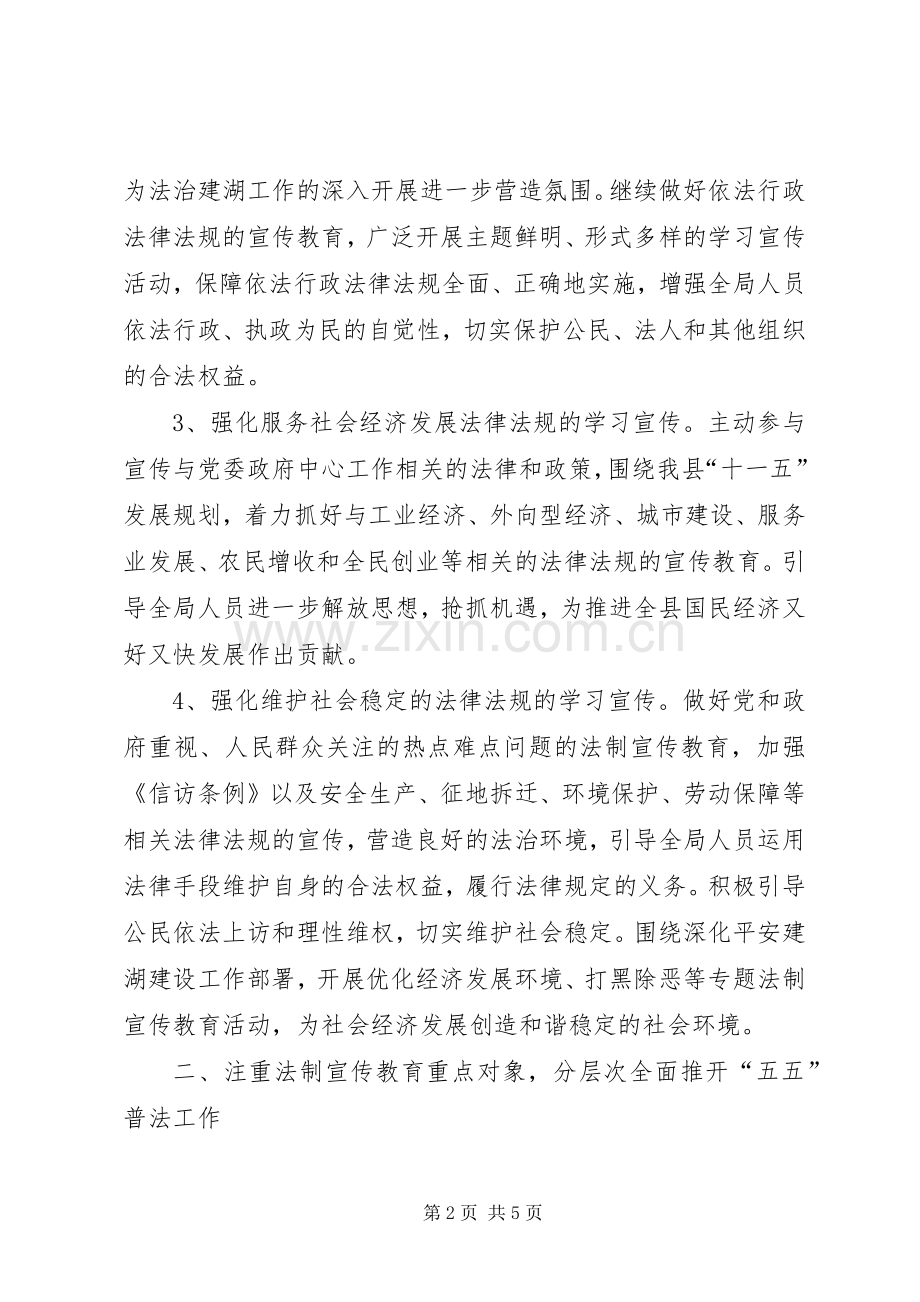 县物价局法制宣传教育工作计划.docx_第2页