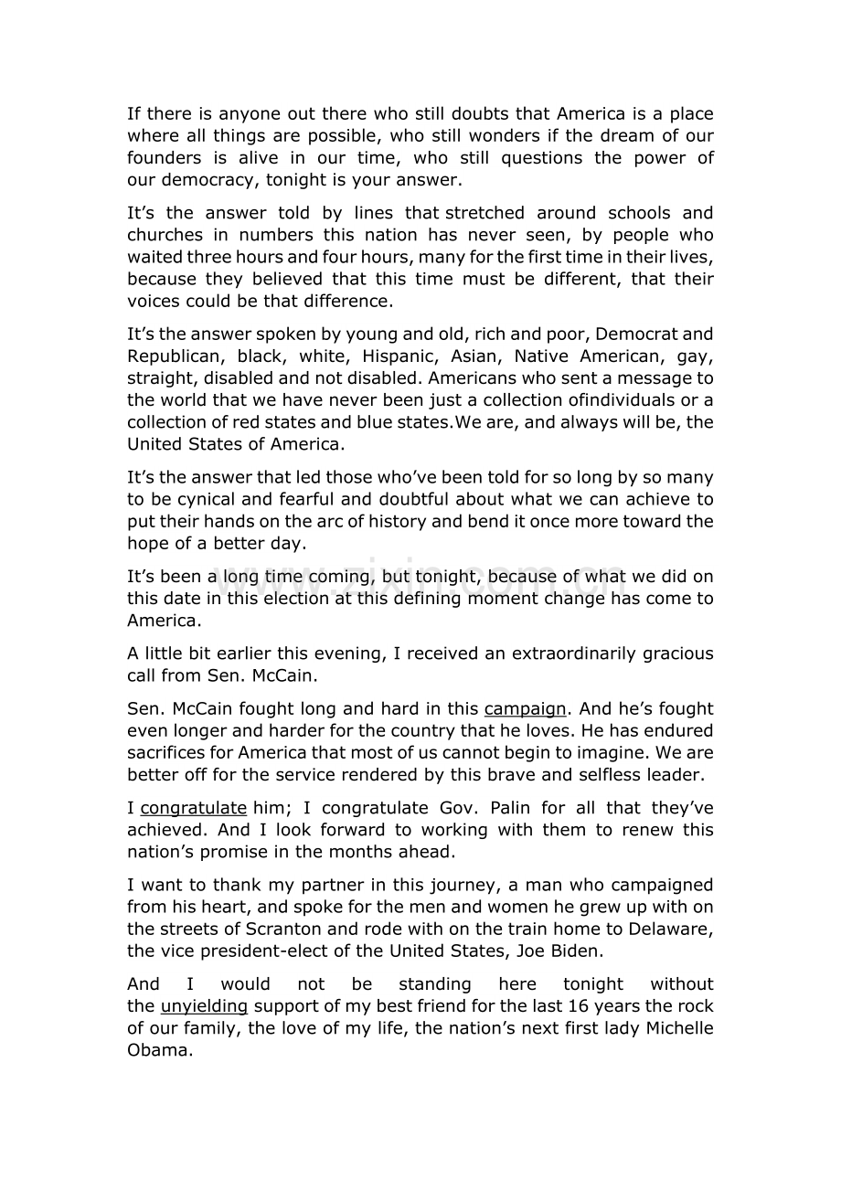 obamavictoryspeech.doc_第1页