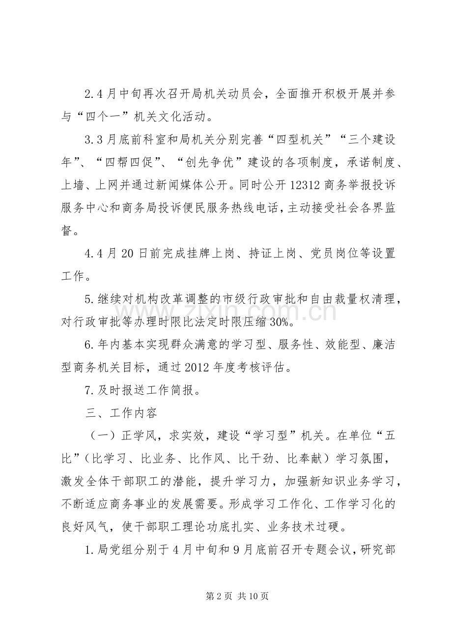 商务局四型机关创建计划.docx_第2页