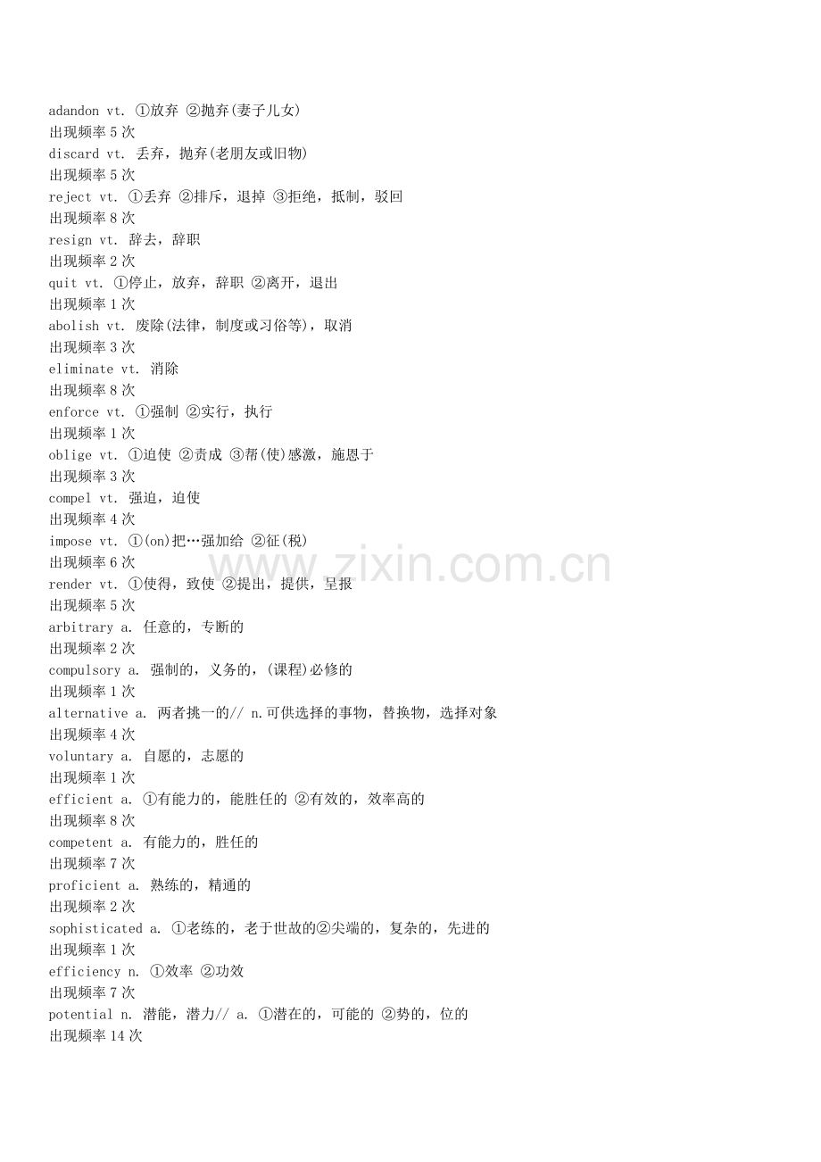 新东方考研高频词汇.doc_第1页