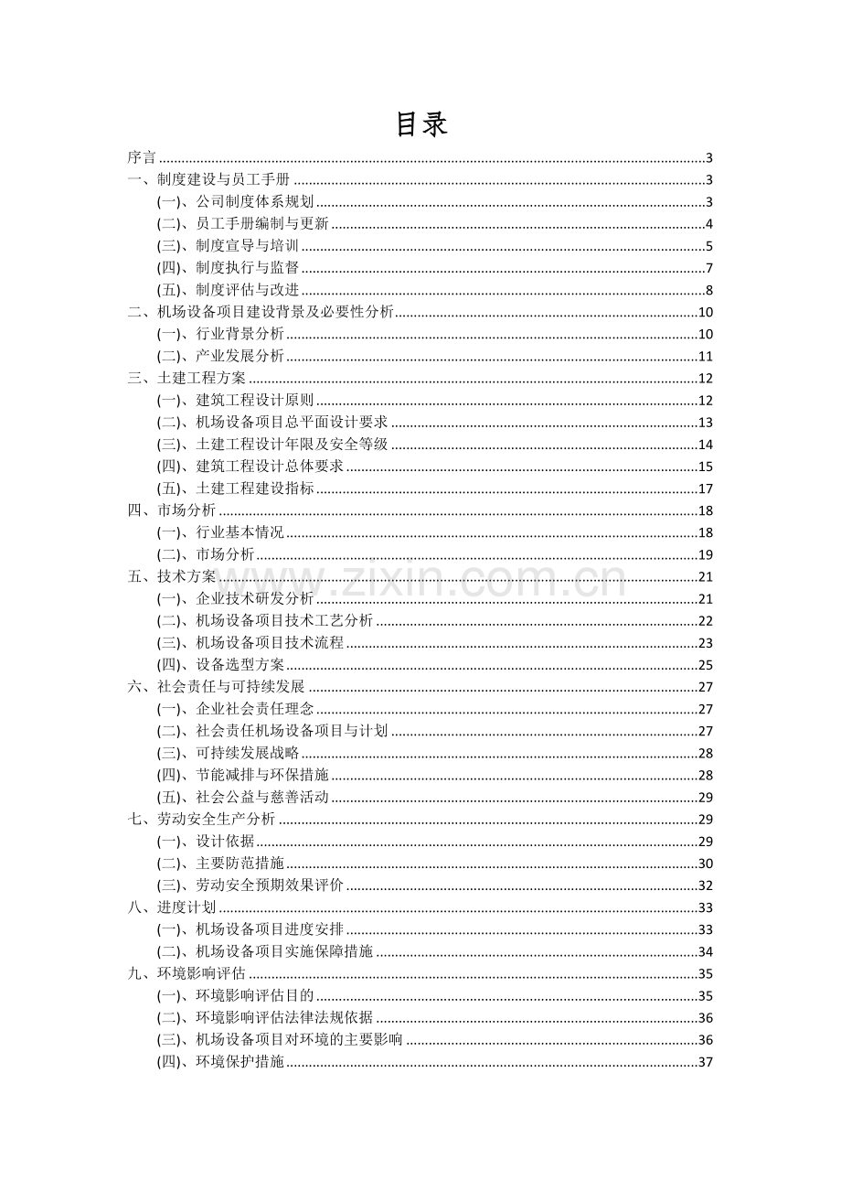 机场设备项目深度研究分析报告.docx_第2页