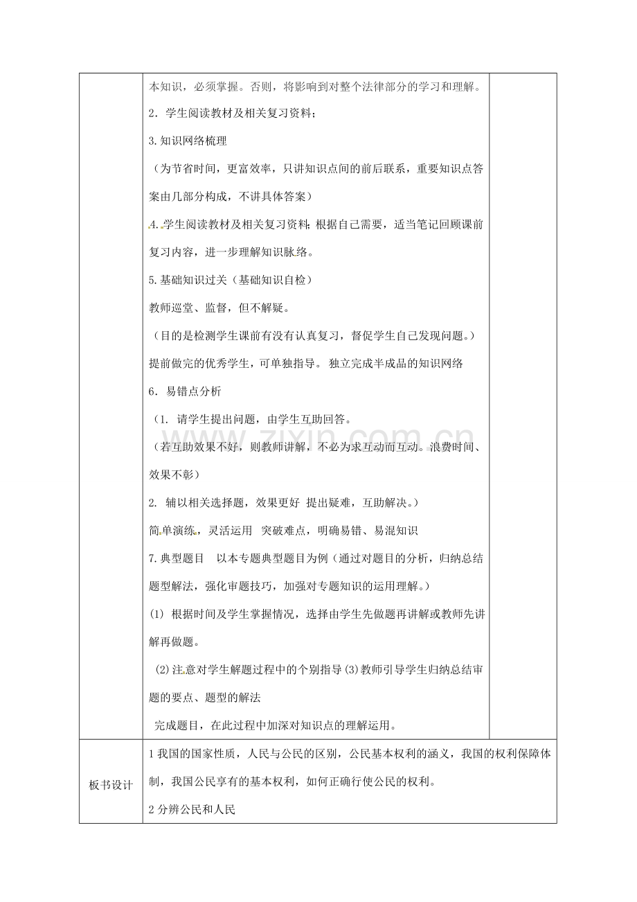 广西永福县实验中学中考政治法律板块专题 第1课《国家的主人广泛的权利》教案 人教新课标版.doc_第2页