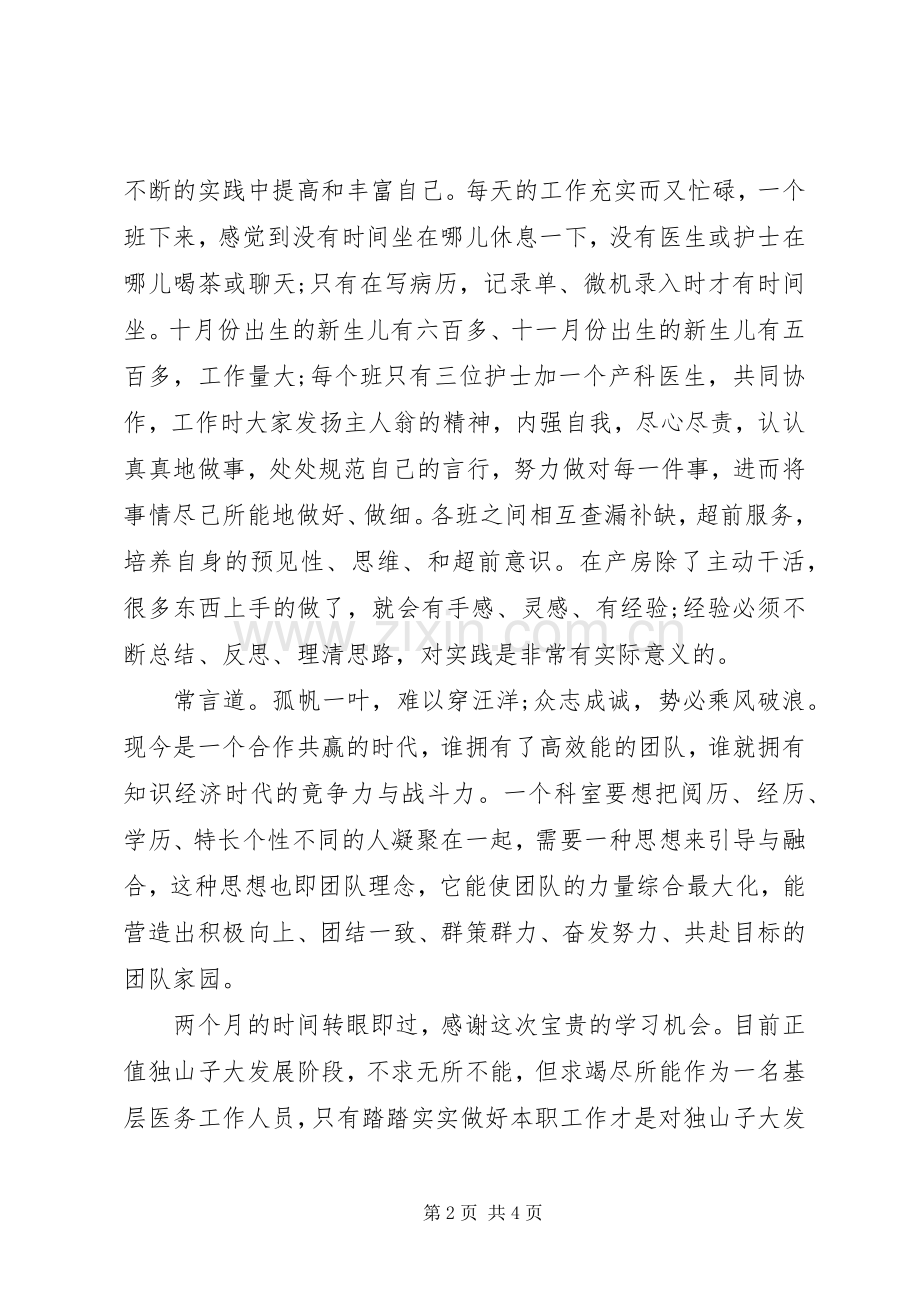 XX年妇产科医师工作总结范文与计划.docx_第2页