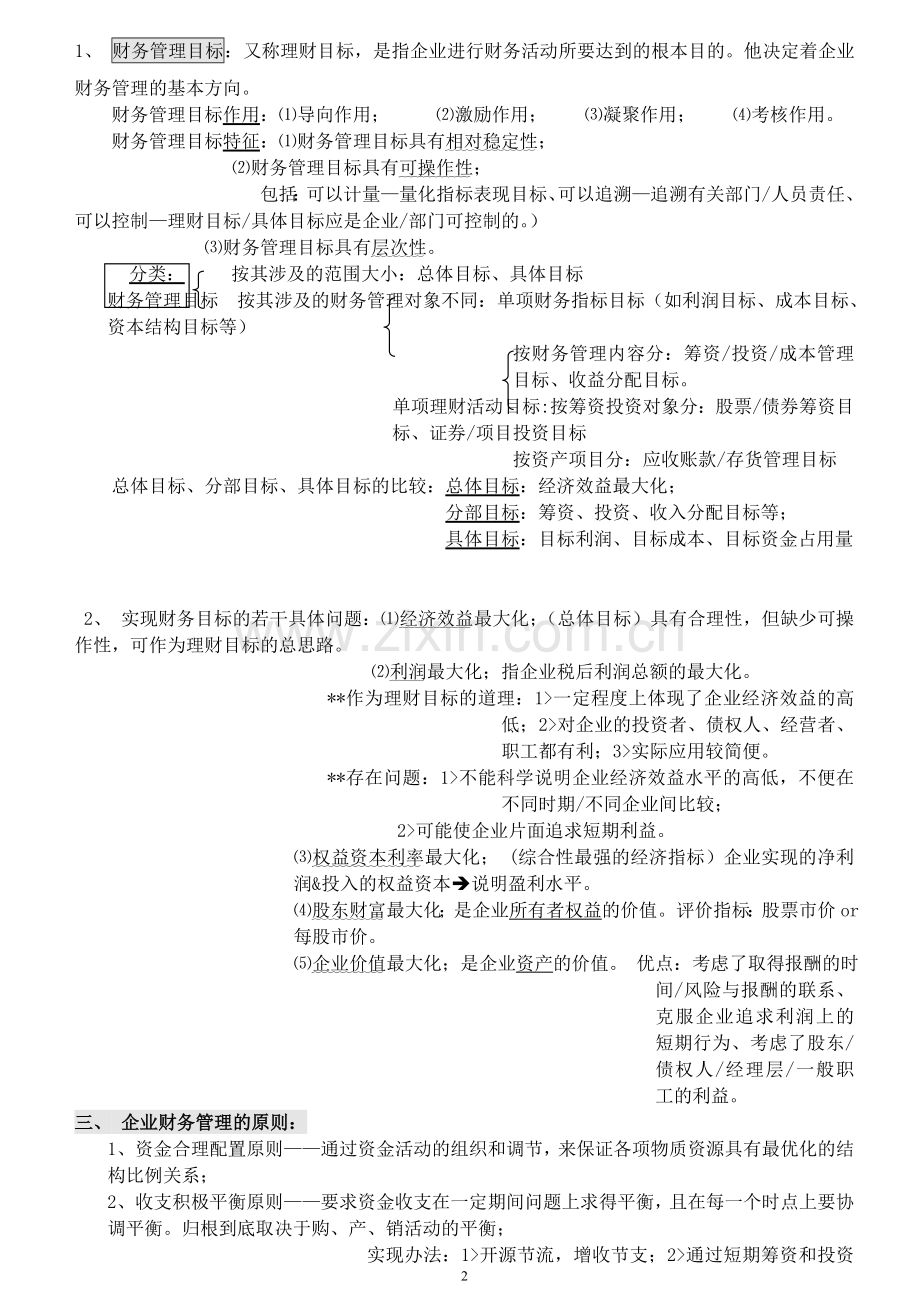 自考财务管理学笔记2011.doc_第2页