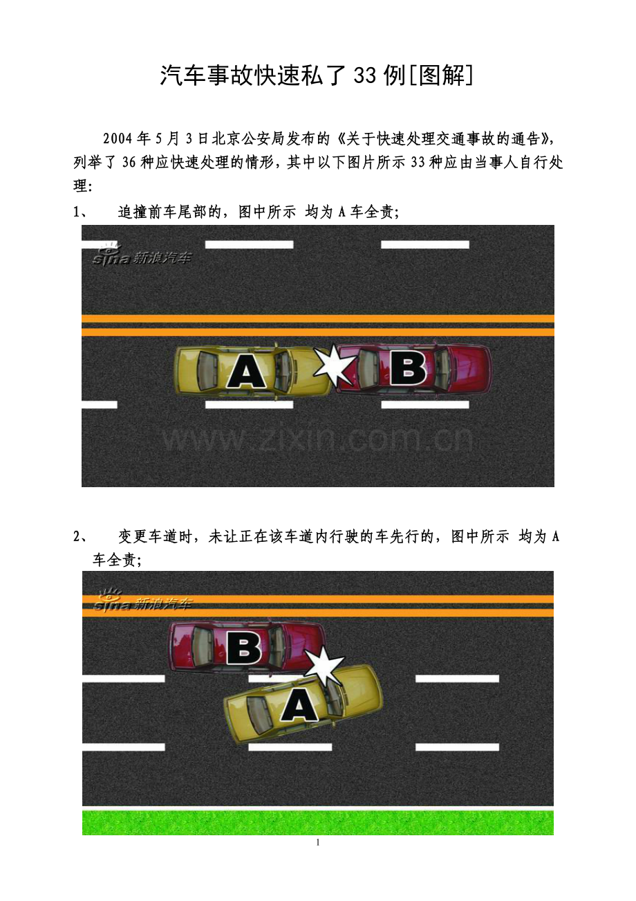 汽车-事故快速私了33例图解.doc_第1页