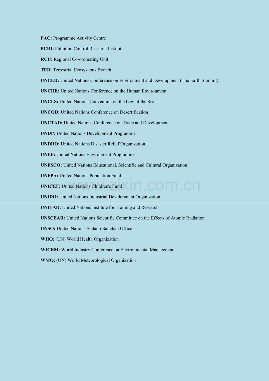 环境英语证书考试(PEC)-环境经济学词汇缩写.doc_第2页