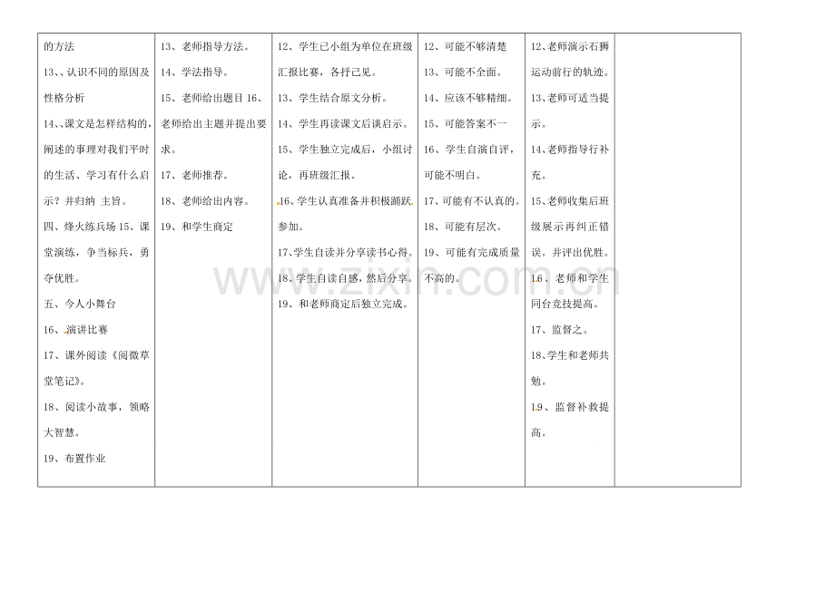 四川省华蓥市明月镇七年级语文上册 25 河中石兽（第2课时）教学设计 （新版）新人教版.doc_第2页