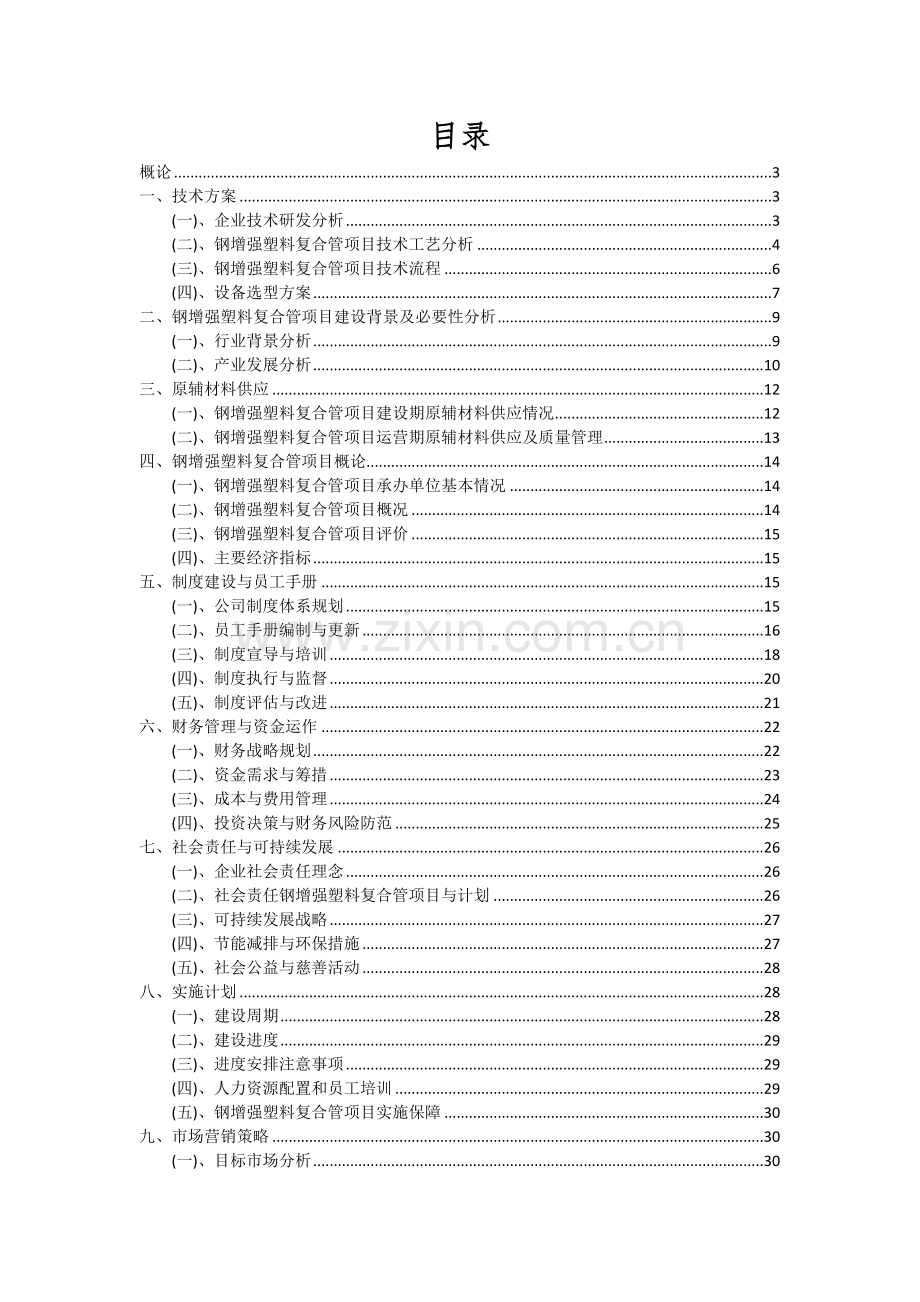 钢增强塑料复合管项目投资分析及可行性报告.docx_第2页