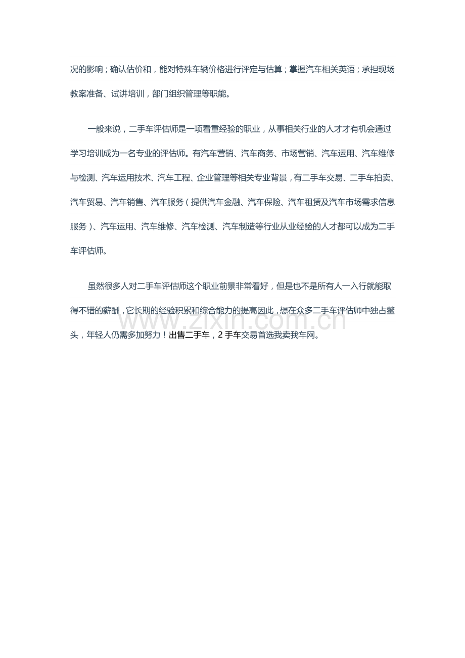 二手车评估师的职业等级划分.doc_第2页