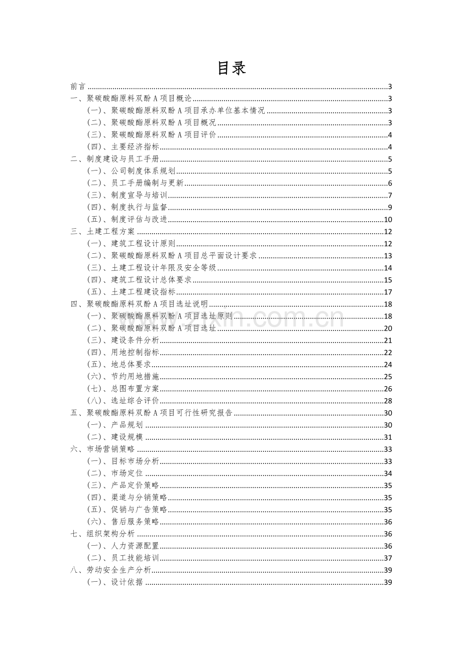 聚碳酸酯原料双酚A项目可行性分析报告.docx_第2页