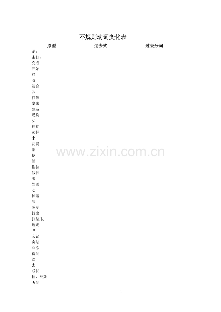 不规则动词表 (2).doc_第1页