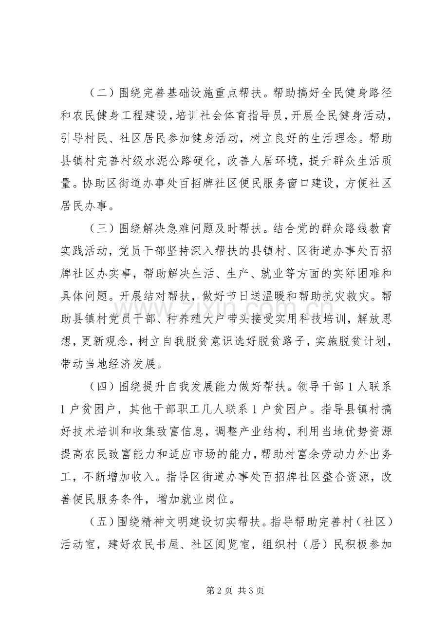 XX年对口定点帮扶年度工作计划.docx_第2页