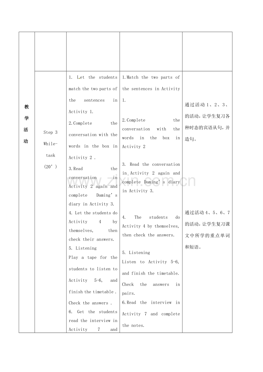 八年级英语下册 Module 10 Unit 3 Language in use教案 （新版）外研版-（新版）外研版初中八年级下册英语教案.doc_第2页