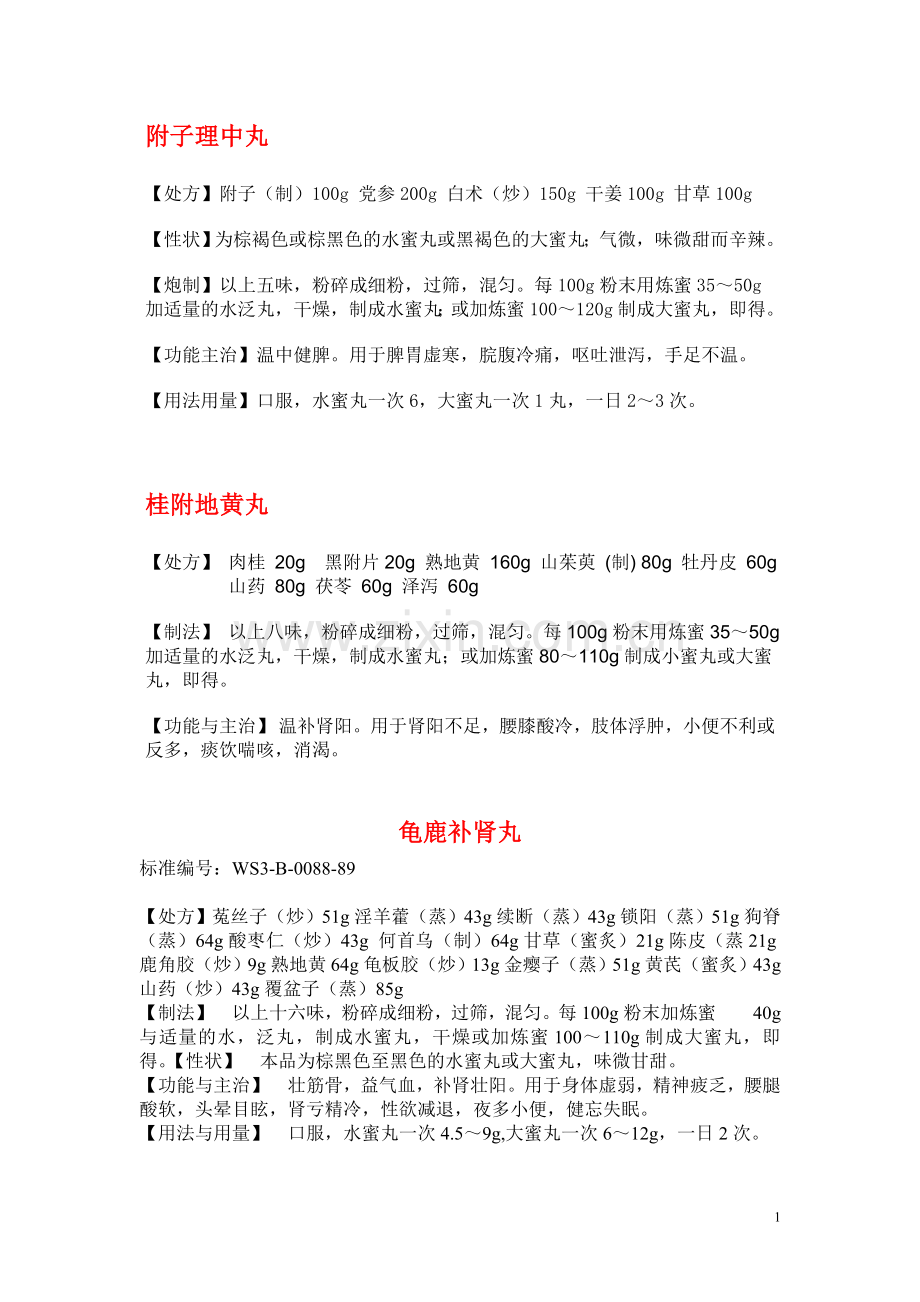 桂附地黄丸详细配方.doc_第1页
