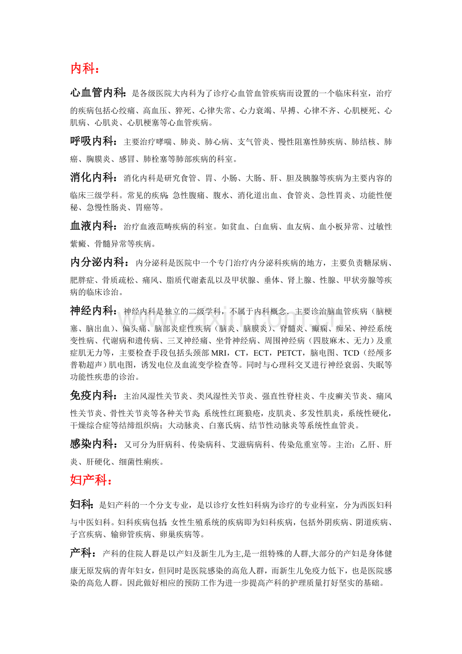 临床科室设置及功能.doc_第2页