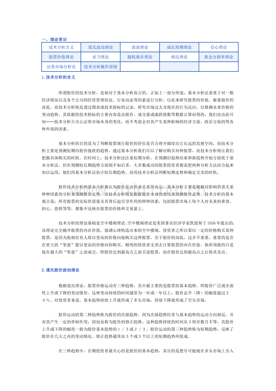 股票技术分析法.docx_第1页