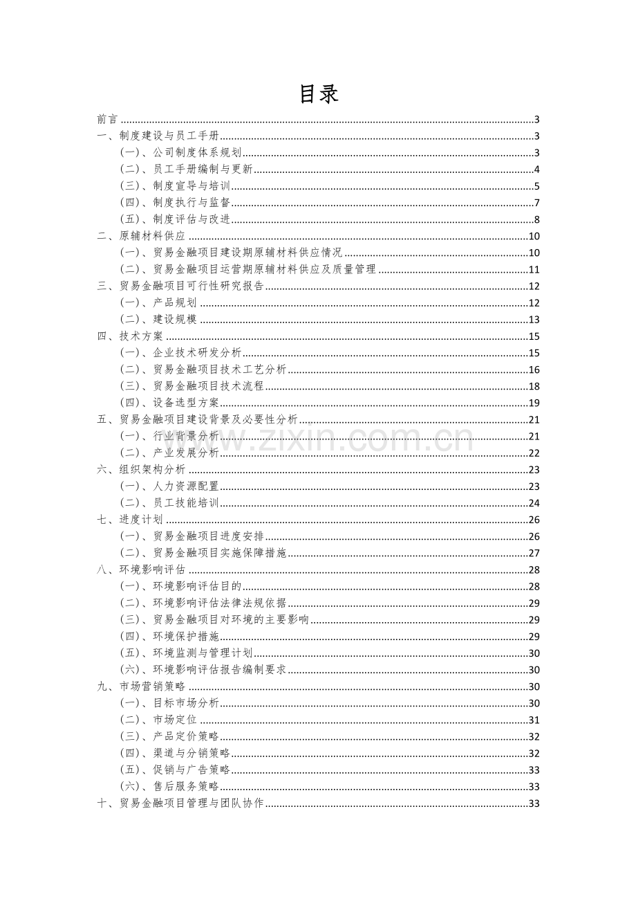 贸易金融项目可行性研究报告.docx_第2页
