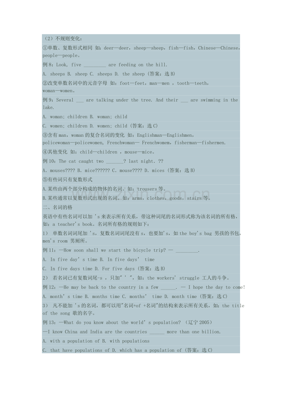 初1英语名词用法讲与练.doc_第2页