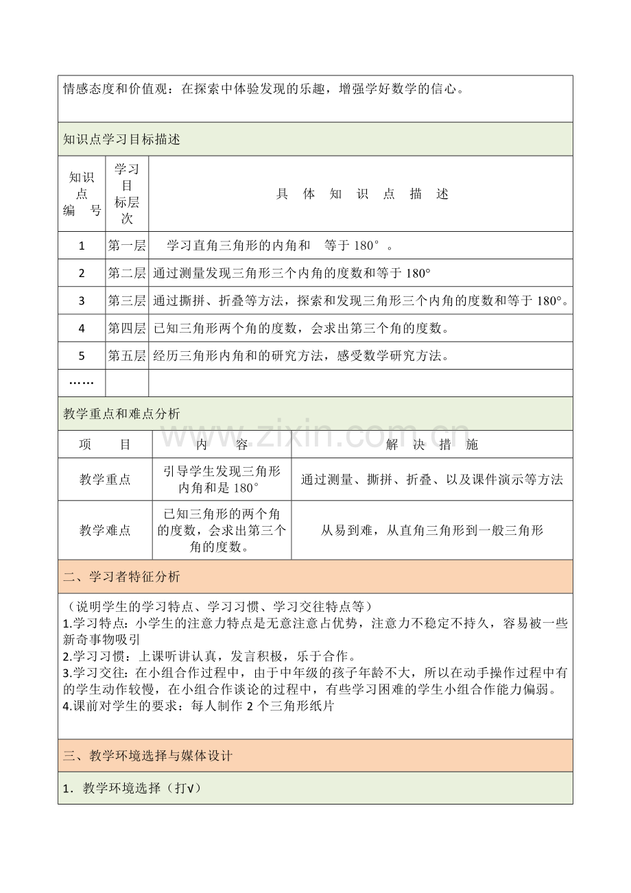 三角形信息化教学设计模板.doc_第2页