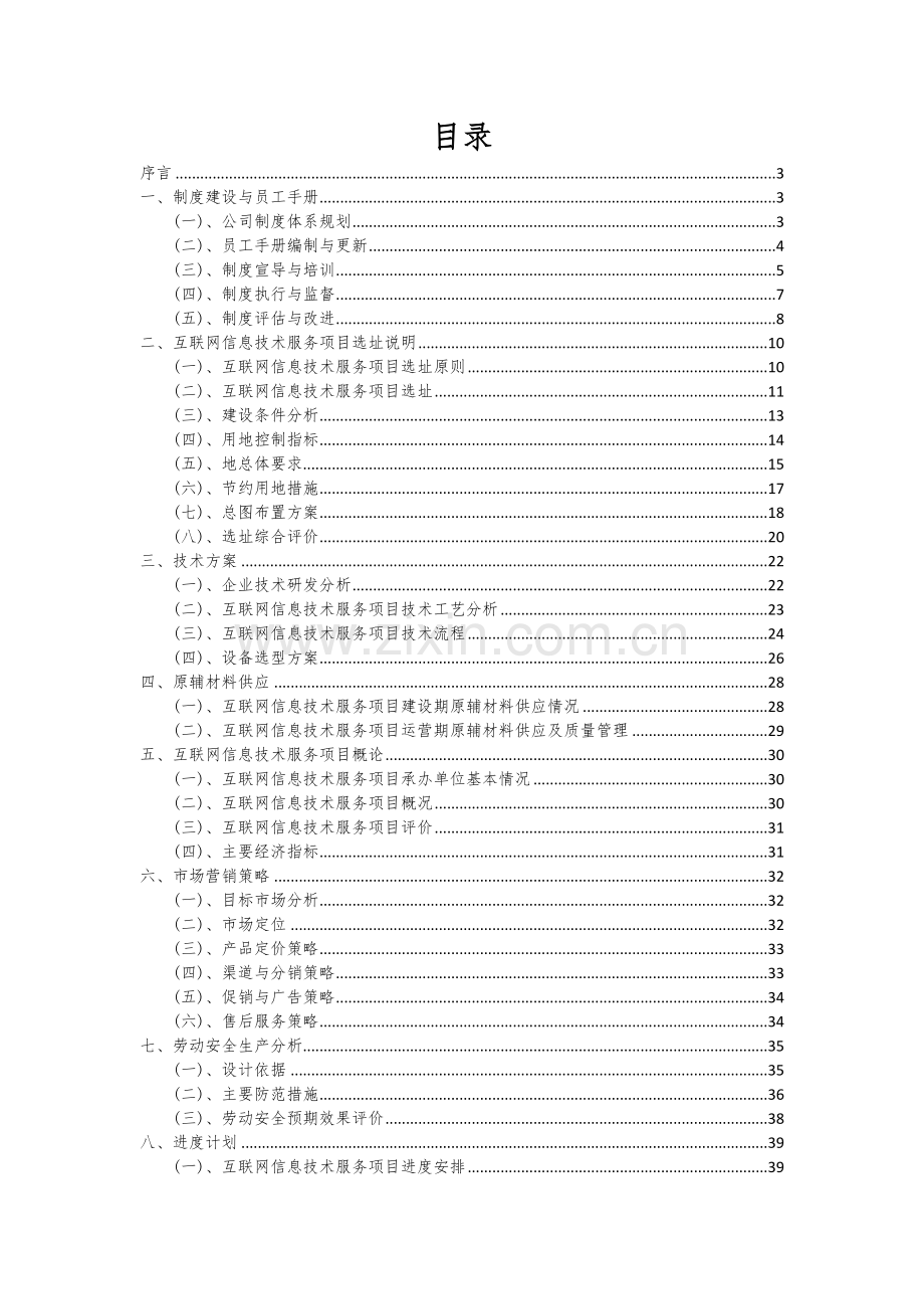 互联网信息技术服务项目投资分析及可行性报告.docx_第2页