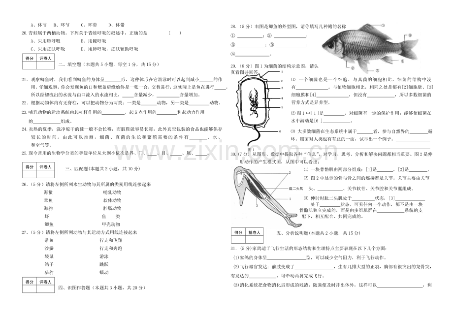 延长县中小学新课程试题设计大赛卷.doc_第2页