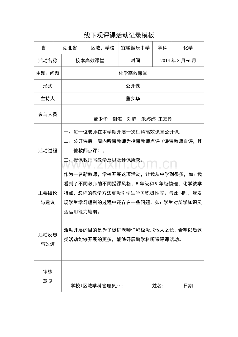 【朱婷婷】线下活动记录模版.doc_第1页