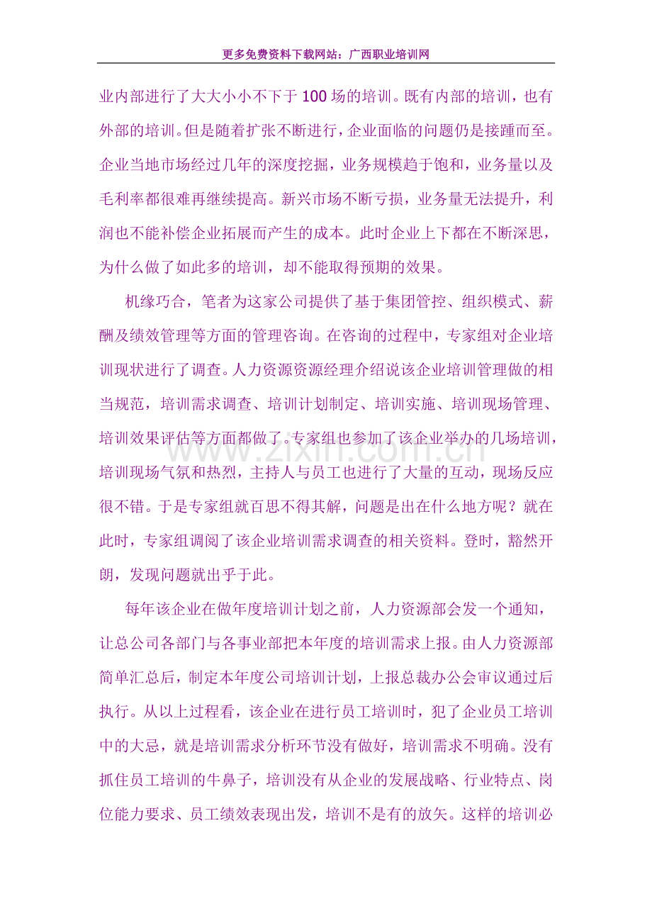 如何做好培训需求分析,奠定企业员工培训基础.doc_第2页