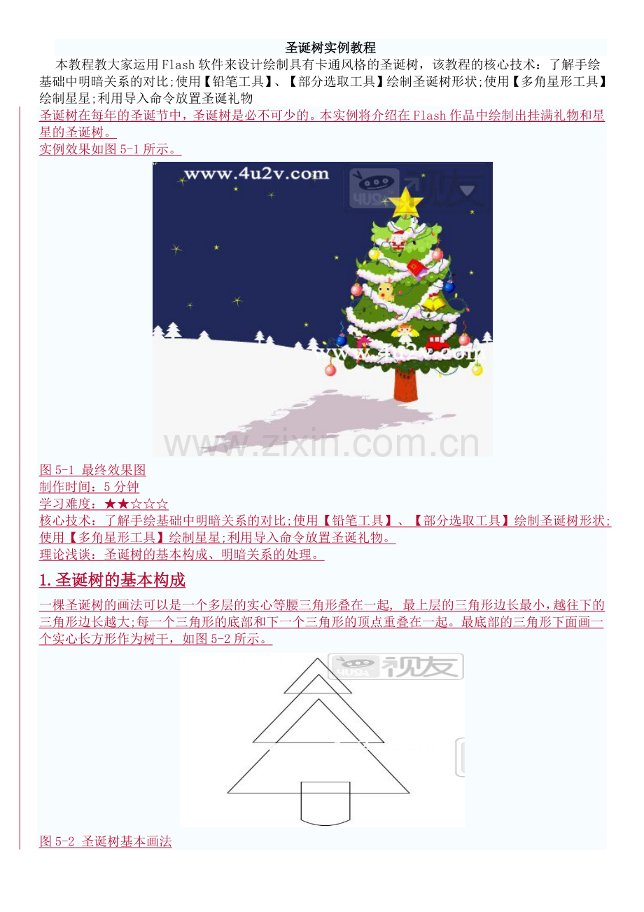 圣诞树实例教程.docx_第1页