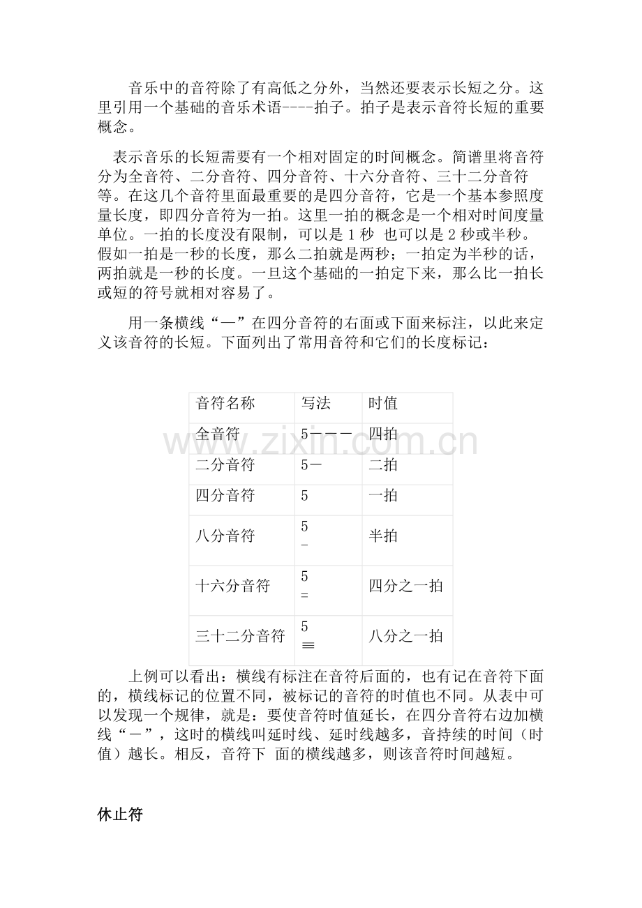 小学音乐乐理知识[1].doc_第2页